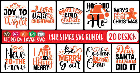 Christmas SVG Bundle SVG MStudio 