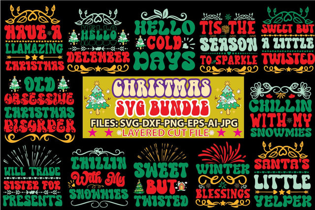 Christmas SVG Bundle SVG Newmockups 