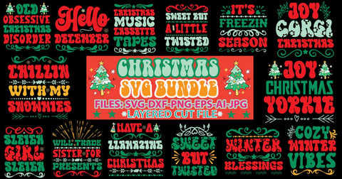 Christmas SVG Bundle SVG Newmockups 
