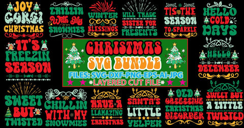 Christmas SVG Bundle SVG Newmockups 