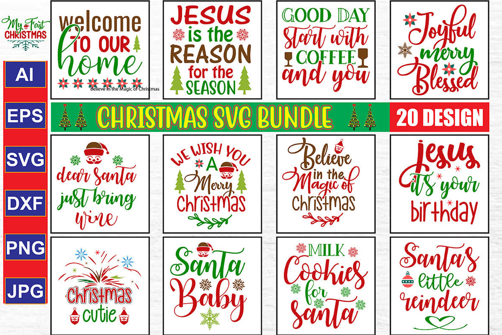 Christmas SVG Bundle - So Fontsy