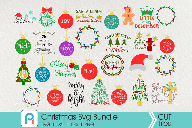 Christmas Svg Bundle SVG Pinoyart Kreatib