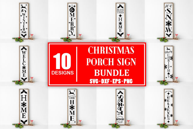 Christmas Svg Bundle Svg Porch Sign Svg Christmas Porch Sign Svg Farmhouse Christmas Sign Svg Christmas Svg Christmas Sign Svg Christmas SVG Whistlepig Designs 