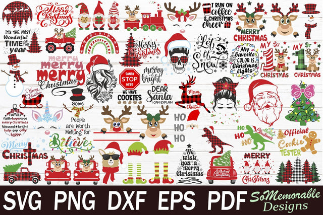 Christmas SVG Bundle SVG SoMemorableDesigns 