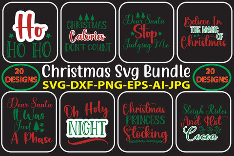 Christmas Svg Bundle SVG Syaman 