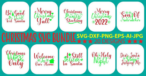Christmas SVG Bundle SVG Syaman 
