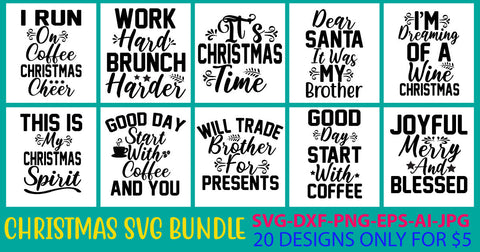 Christmas Svg Bundle Vol. 10 SVG Syaman 