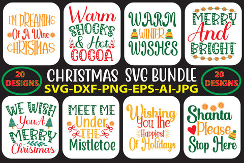 Christmas Svg Bundle Vol. 13 SVG Syaman 