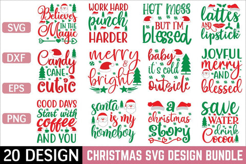 Christmas svg bundle vol 2 SVG buydesign 