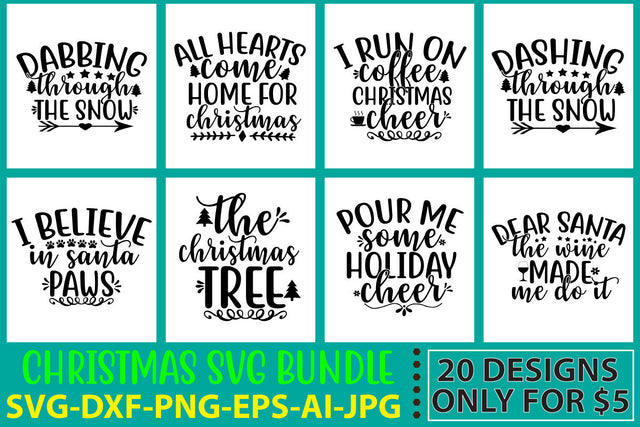 Christmas Svg Bundle Vol. 2 SVG Syaman 