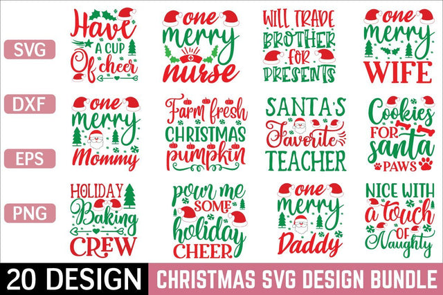 Christmas svg bundle vol 3 SVG buydesign 