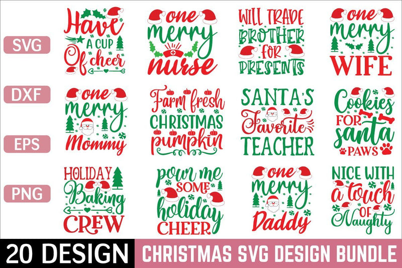 Christmas svg bundle vol 3 SVG buydesign 
