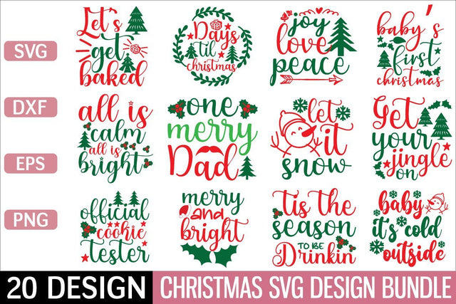 Christmas svg bundle vol 4 SVG buydesign 