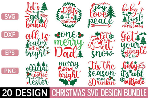 Christmas svg bundle vol 4 SVG buydesign 