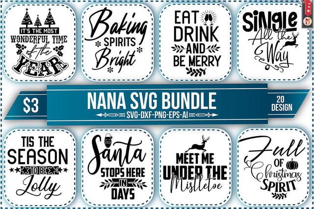 christmas svg bundle Vol-4 SVG Nbd161 