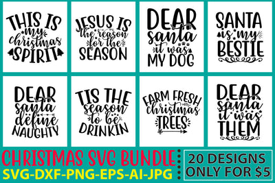 Christmas Svg Bundle Vol. 4 SVG Syaman 