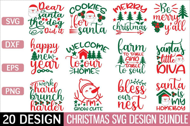 Christmas svg bundle vol 6 SVG buydesign 