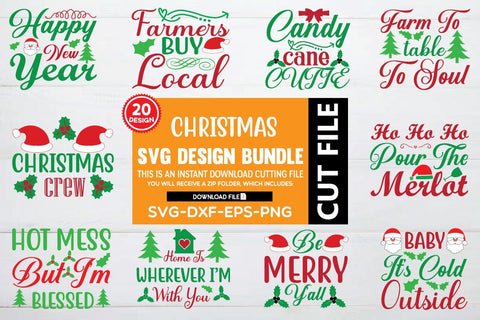 Christmas svg bundle vol 8 SVG buydesign 
