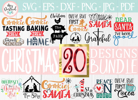 Christmas SVG Bundle, Winter svg, Funny Christmas Shirt Design, Kids christmas svg, Santa SVG, Merry Christmas svg, Holiday, Commercial Use SVG MyDesiredSVG 