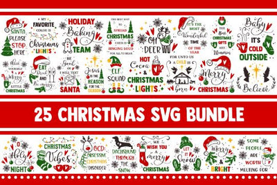 Christmas SVG Bundle, winter svg, snowflake svg, deer svg, santa svg, holiday svg, jesus svg, merry christmas svg, nativity svg, svg designs SVG James 