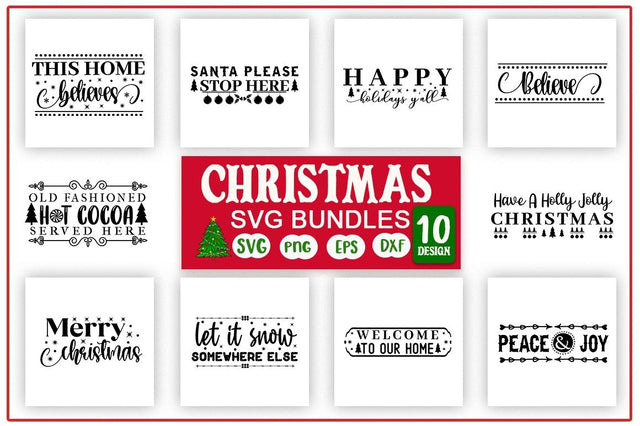christmas svg bundle.Christmas Clipart, Christmas Svg Files For Cricut, SVG Designangry 