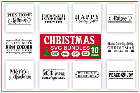 christmas svg bundle.Christmas Clipart, Christmas Svg Files For Cricut, SVG Designangry 