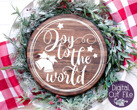 Christmas Svg - Christian Cut File - Joy To The World Carol SVG Crafty Mama Studios 