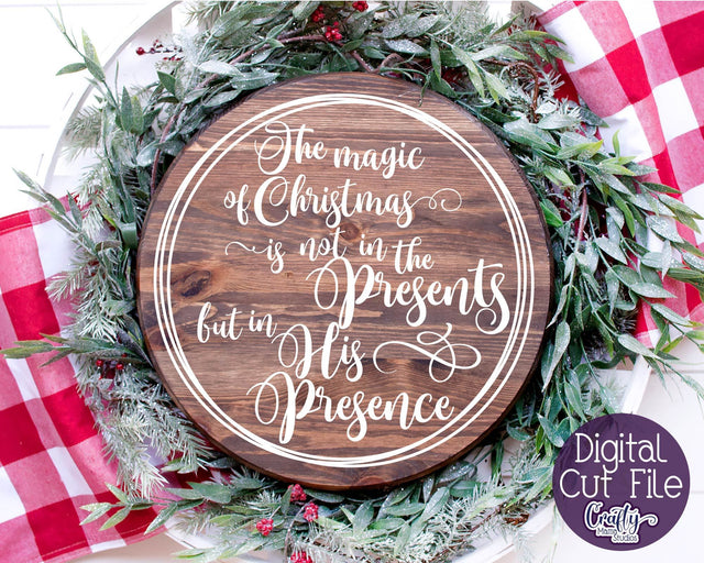Christmas Svg - Christian Cut File - The Magic Of Christmas SVG Crafty Mama Studios 