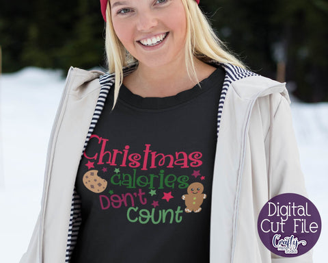 Christmas Svg - Christmas Calories Don't Count - Cookies SVG Crafty Mama Studios 