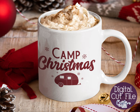 Christmas Svg, Christmas Camper, Camp Christmas File SVG Crafty Mama Studios 