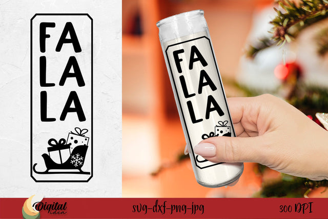 Christmas SVG. Christmas Dollar Tree Candle. Christmas Candle SVG SVG Evgenyia Guschina 