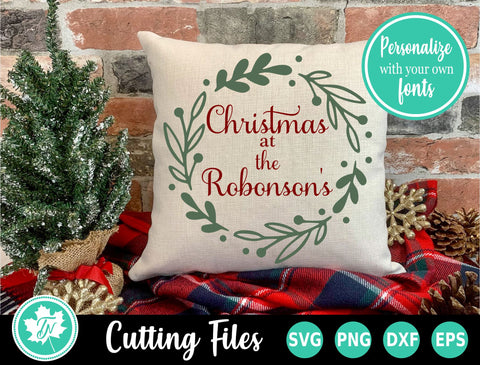 Christmas SVG | Christmas Family Name SVG TrueNorthImagesCA 