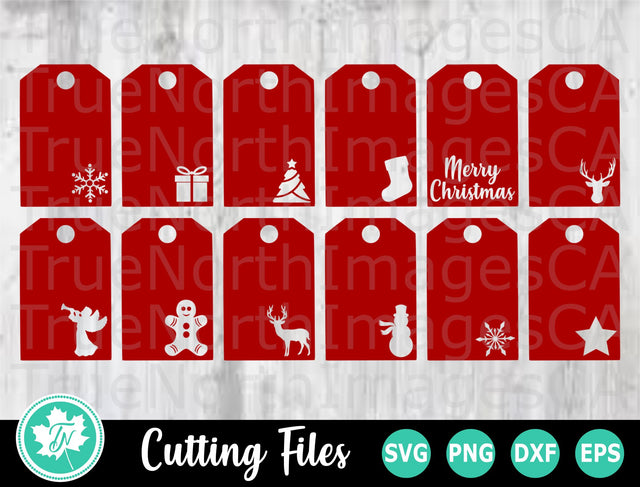Christmas SVG | Christmas Gift Tags SVG TrueNorthImagesCA 