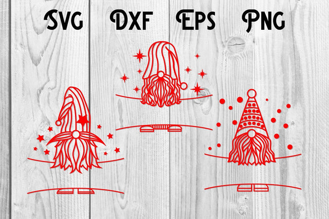 Christmas svg Christmas gnome svg files monogram SVG dadan_pm 