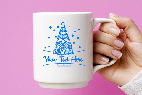 Christmas svg Christmas gnome svg files monogram SVG dadan_pm 