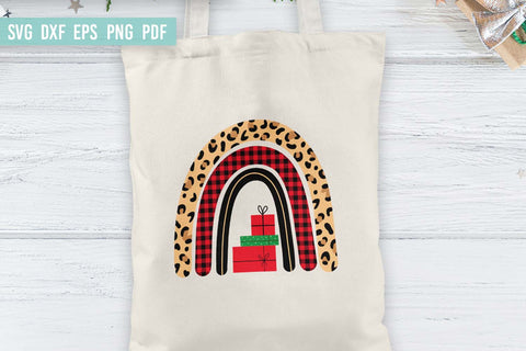 Christmas SVG | Christmas Rainbow SVG | Leopard Buffalo Plaid SVG Irina Ostapenko 
