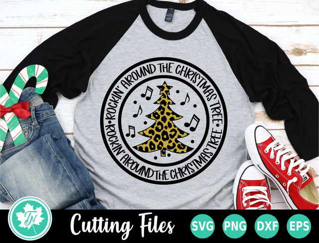 Christmas SVG | Christmas Tree SVG | Leopard Print SVG SVG TrueNorthImagesCA 