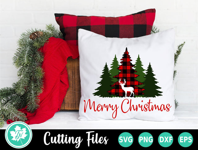 Christmas SVG | Christmas Trees with Deer SVG TrueNorthImagesCA 