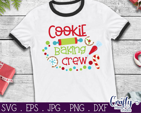 Christmas Svg - Cookie Baking Crew - Christmas Cookies Baking SVG Crafty Mama Studios 