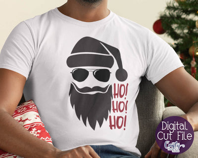 Christmas SVG, Dad Christmas, Dad Santa With Beard Svg SVG Crafty Mama Studios 