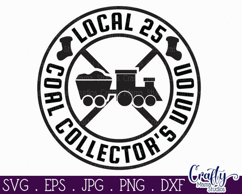Christmas SVG, Dad Christmas, Local Coal Collectors Union SVG Crafty Mama Studios 