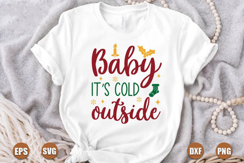 Christmas SVG Design, Baby its cold outside SVG FiveStarCrafting 