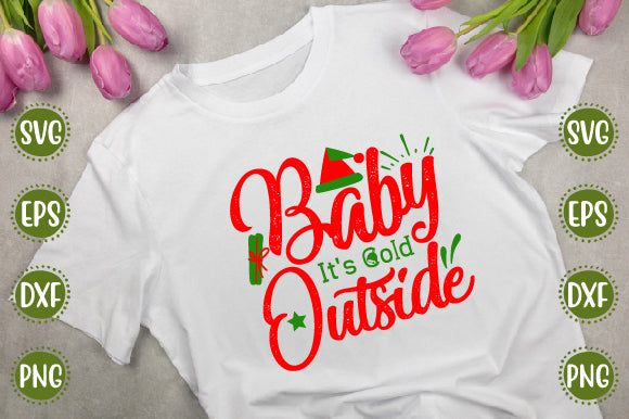 Christmas Svg Design Baby It's Cold Outside SVG SH_Tee store 