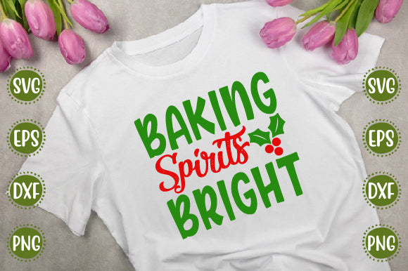 Christmas Svg Design Baking Spirits Bright SVG SH_Tee store 