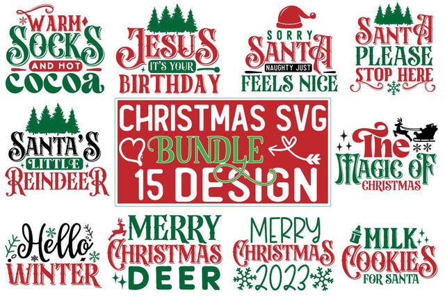 Christmas SVG Design bundle SVG CraftingStudio 