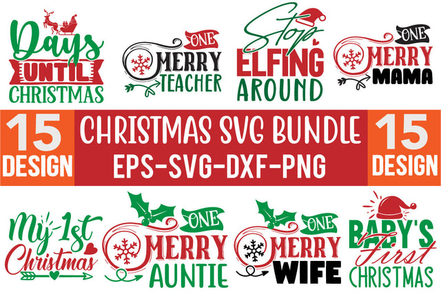 Christmas SVG Design Bundle SVG CraftingStudio 
