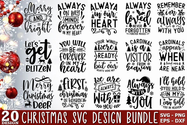 Christmas SVG Design Bundle SVG FiveStarCrafting 
