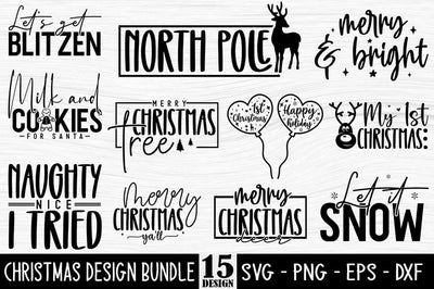 Christmas Svg Design bundle SVG FiveStarCrafting 