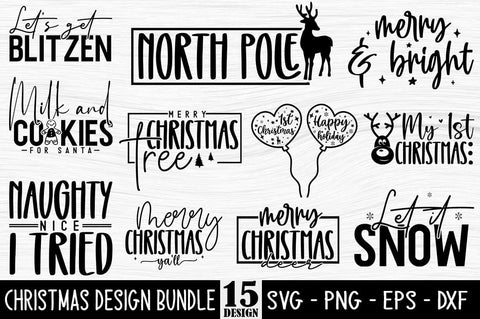 Christmas Svg Design bundle SVG FiveStarCrafting 