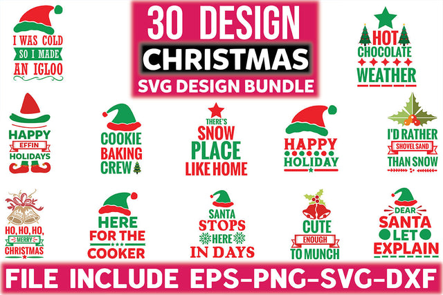 Christmas Svg Design Bundle SVG Rupkotha 